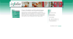 Desktop Screenshot of infolio.de
