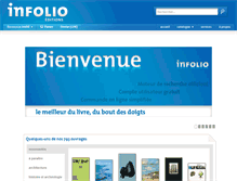 Tablet Screenshot of infolio.ch
